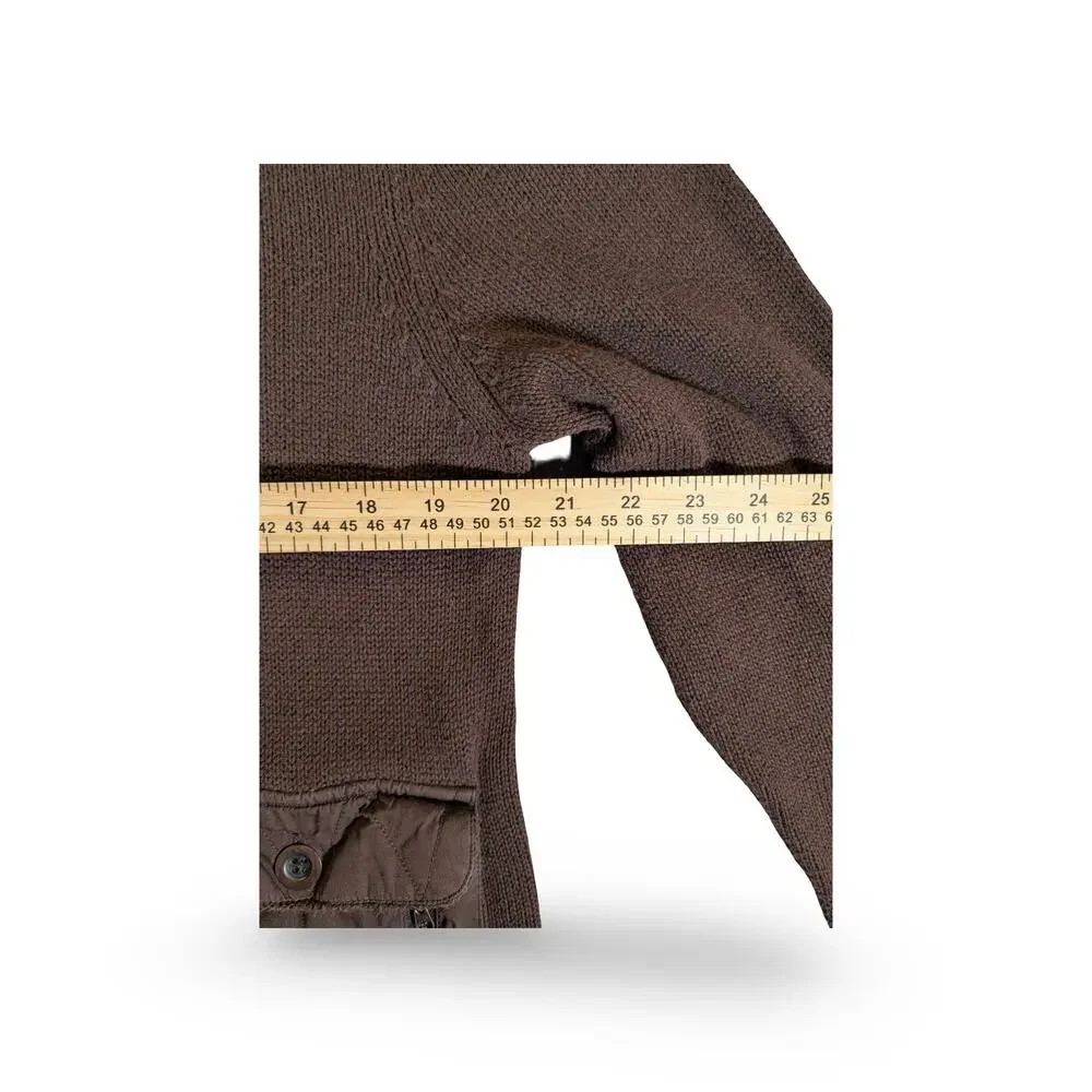REI Brown Knit Button Front Cardigan Sweater Men’s L